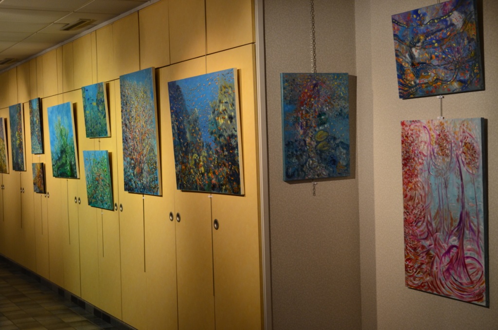 Exposition Fonds marins aux Arcades — vue d’ensemble