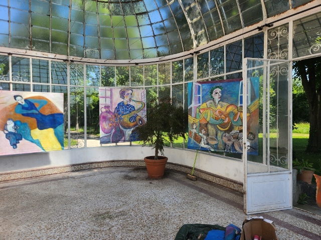 Œuvres exposées dans la verrière — Art et Jardins 2024