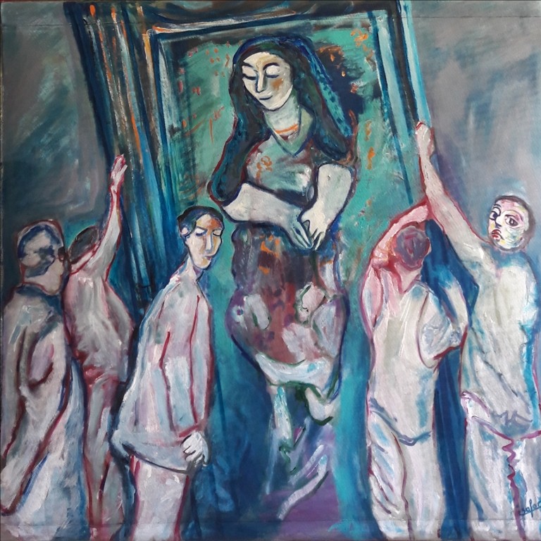 Isayotta 1 m × 1 m — œuvre 9