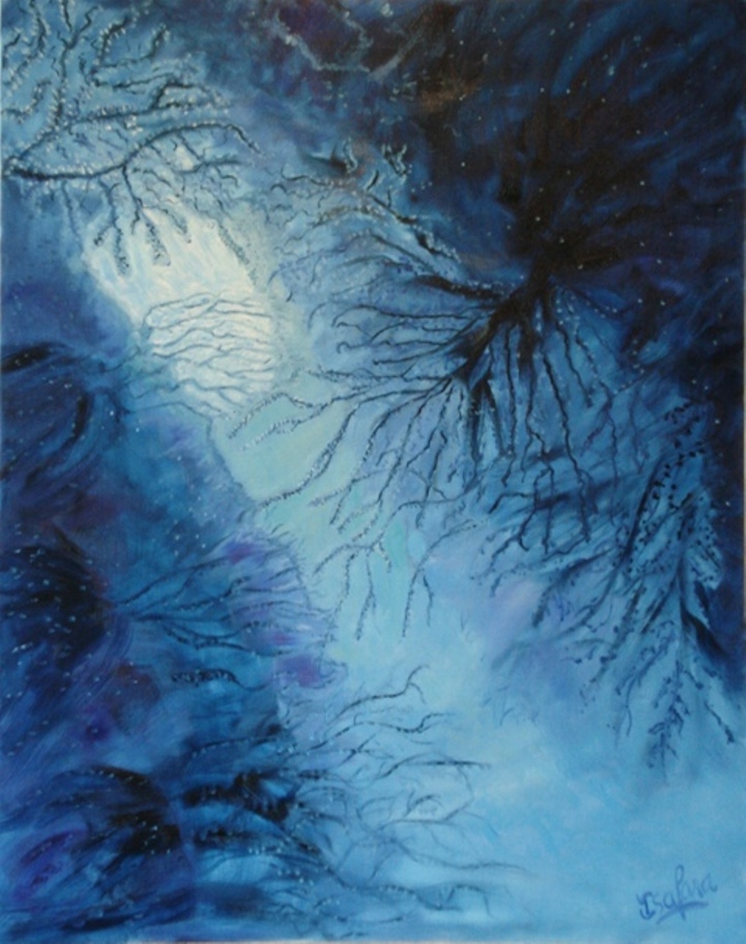 Fonds marins — peinture Isafara 5