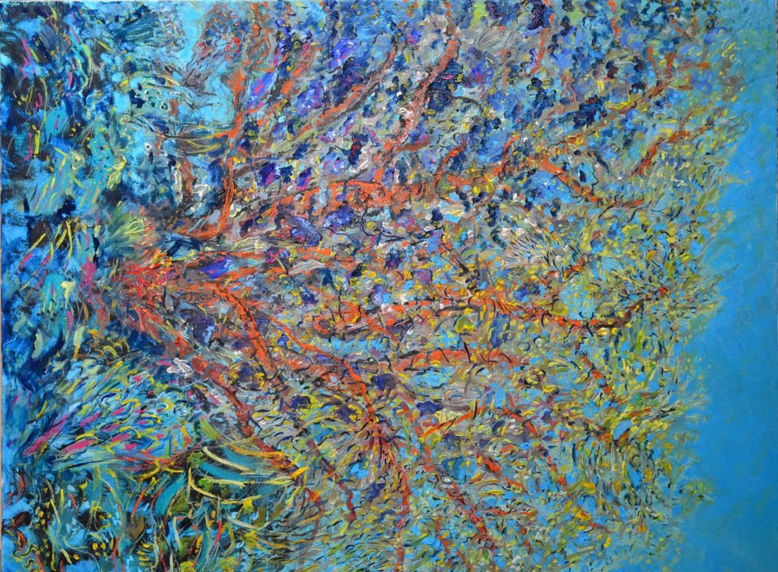 Fonds marins — peinture Isafara 13