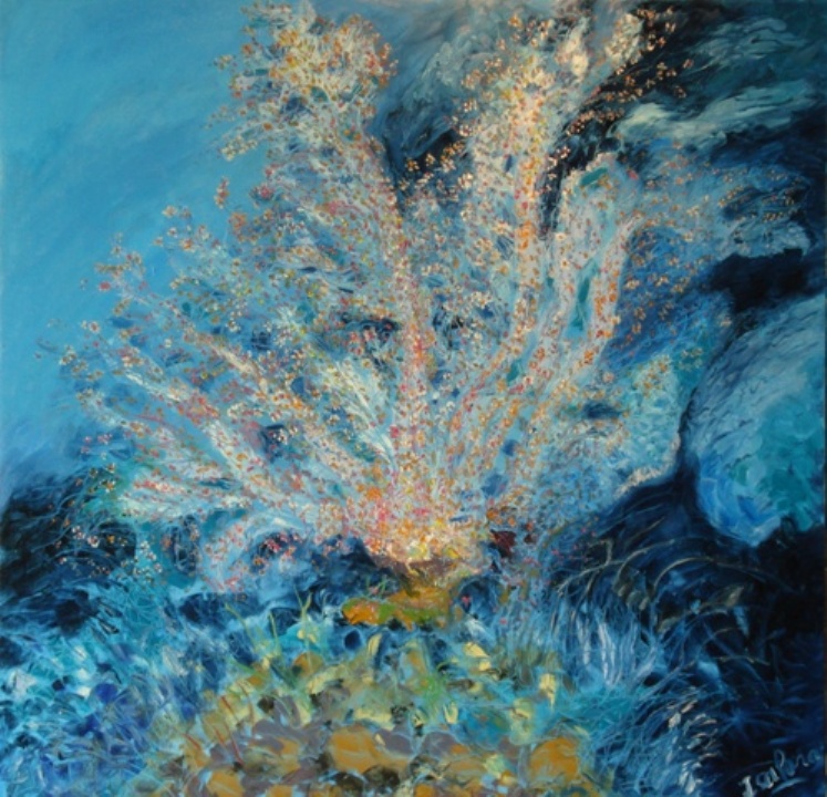 Fonds marins — peinture Isafara 1