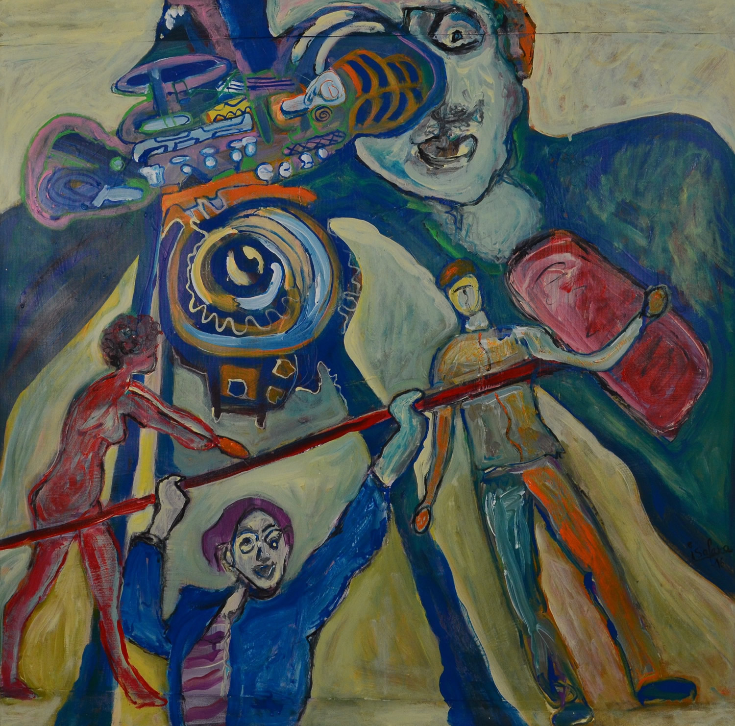 Isayotta 1 m × 1 m — œuvre 10