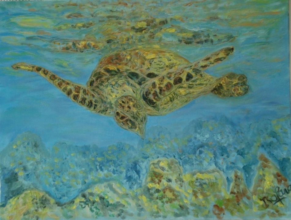 Fonds marins — peinture Isafara 12