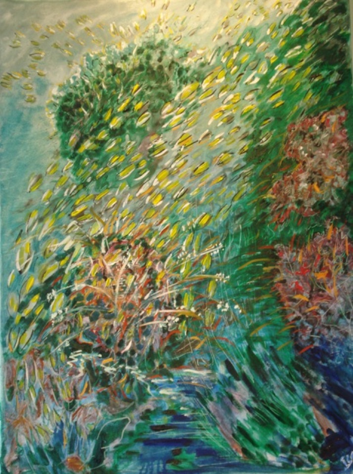 Fonds marins — peinture Isafara 17