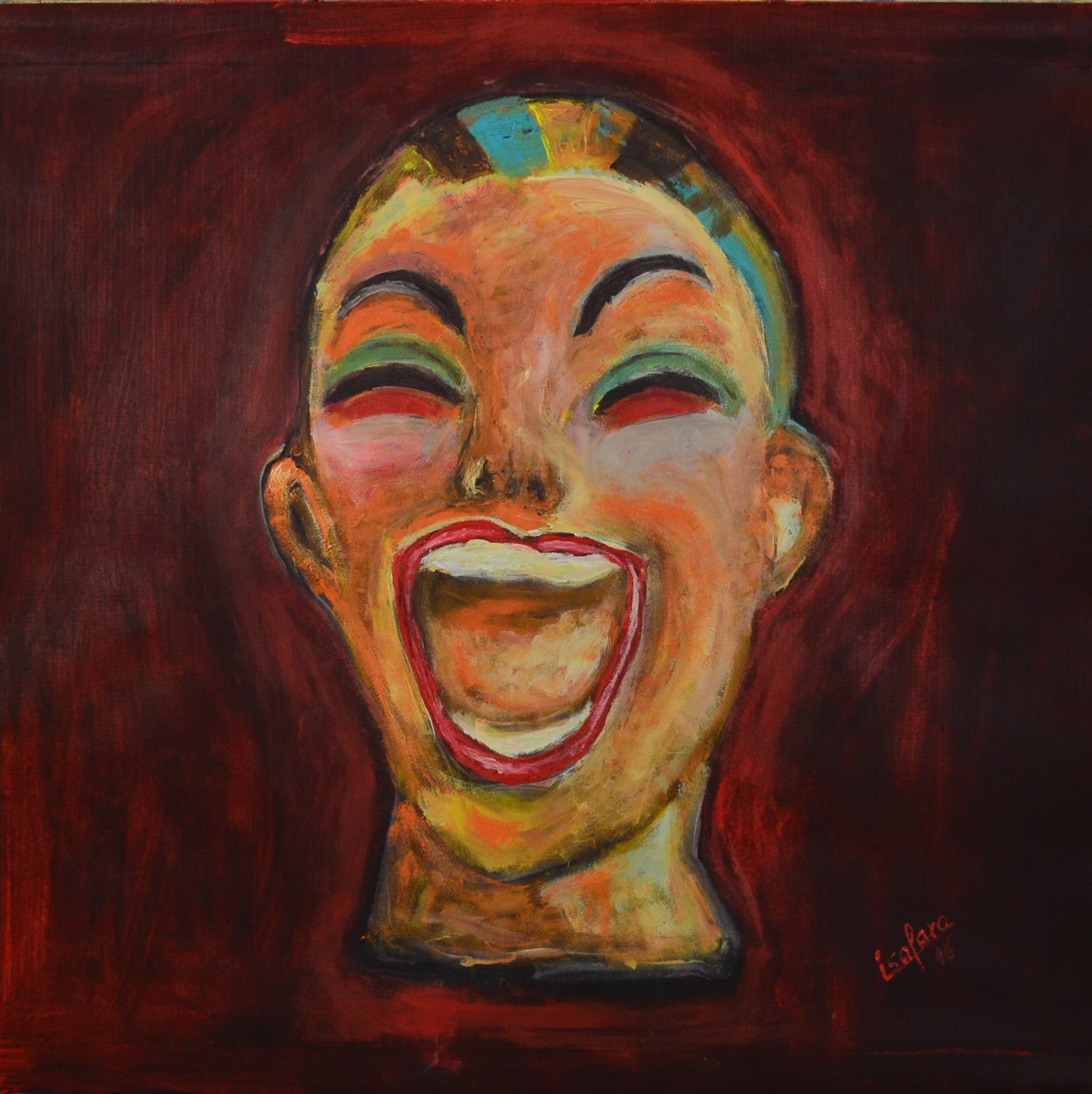 Isayotta 1 m × 1 m — œuvre 13