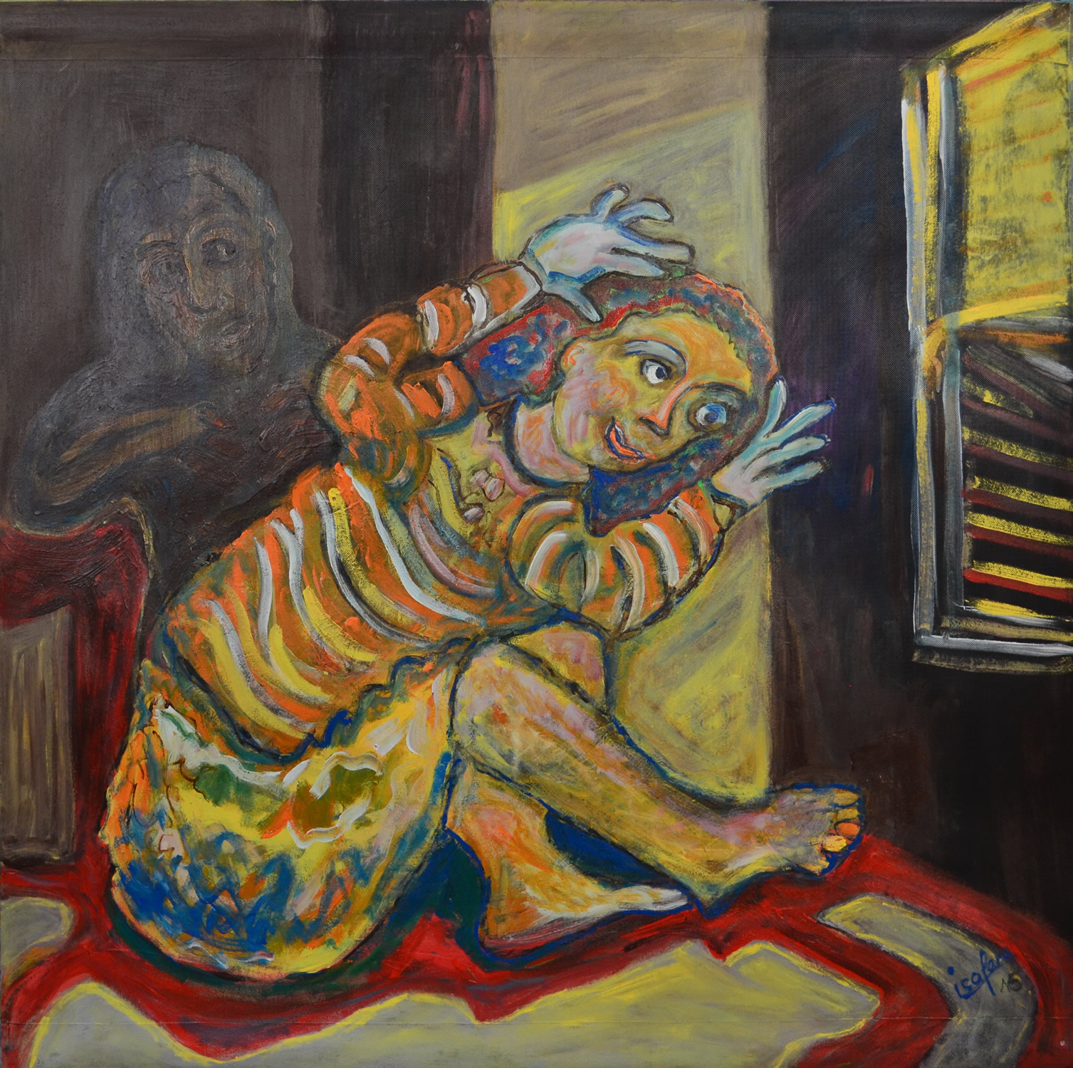 Isayotta 1 m × 1 m — œuvre 11