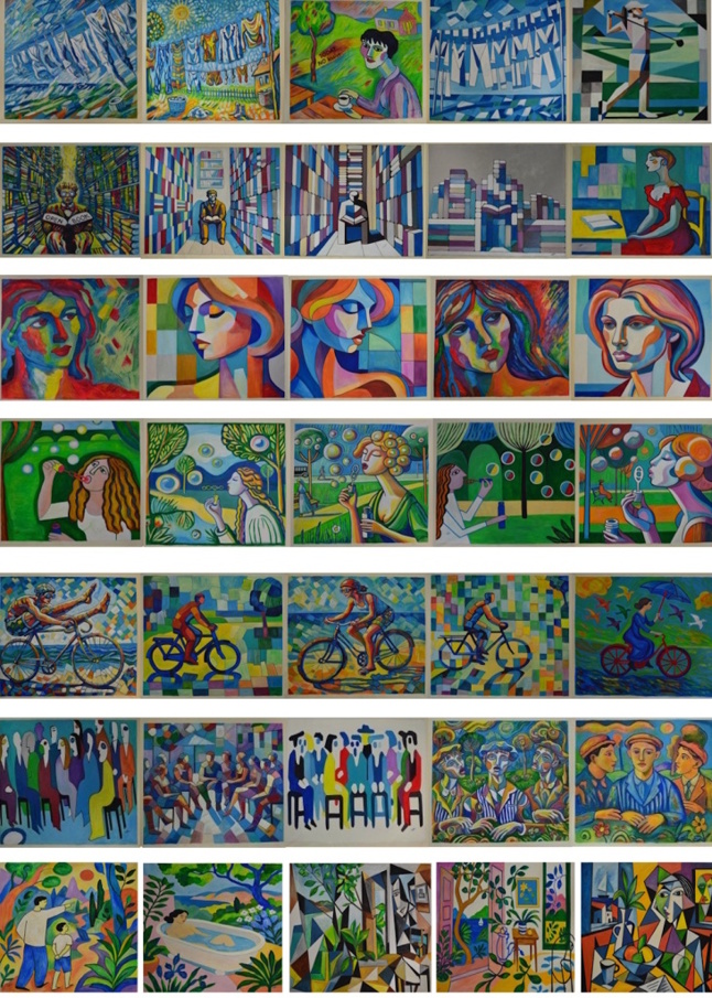 Vue d’ensemble des peintures Tenisafara