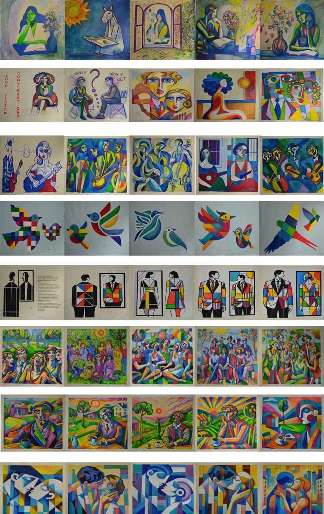 Vue d’ensemble des peintures Tenisafara
